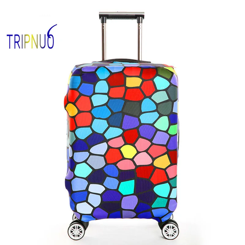 TRIPNUO утолщенный эластичный чехол для чемодана с цветными точками, защитный чехол для багажа 1"~ 32", аксессуары для путешествий