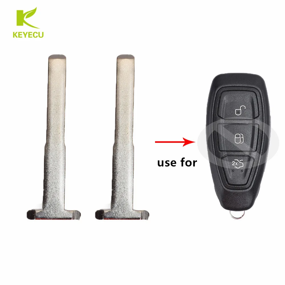 Запасной ключ KEYECU 2X новинка Peps Smart Prox вставка дистанционный аварийный Заготовка
