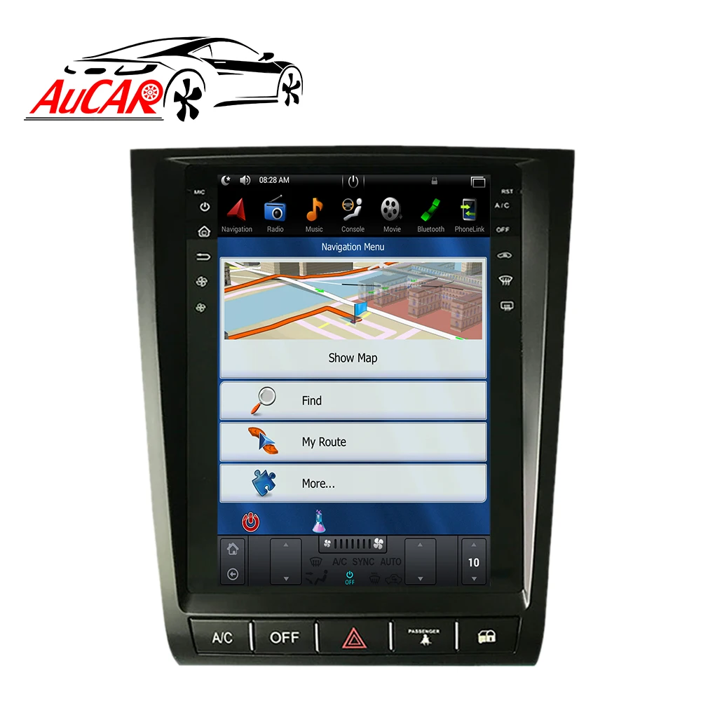 AuCAR 2 din Android 8,1 Tesla стиль ips экран 12,1 ''Автомагнитола для Lexus GS300 GS350 GS400 GS430 GS460 1 din кассетный плеер