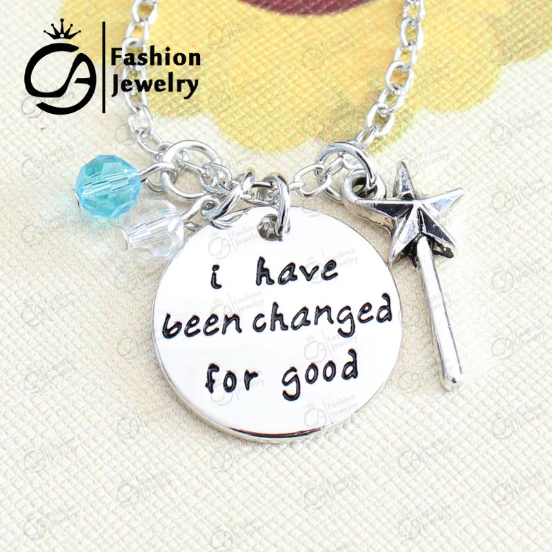 Я был изменен на хорошее ожерелье с подвеской Рождественский подарок ювелирные