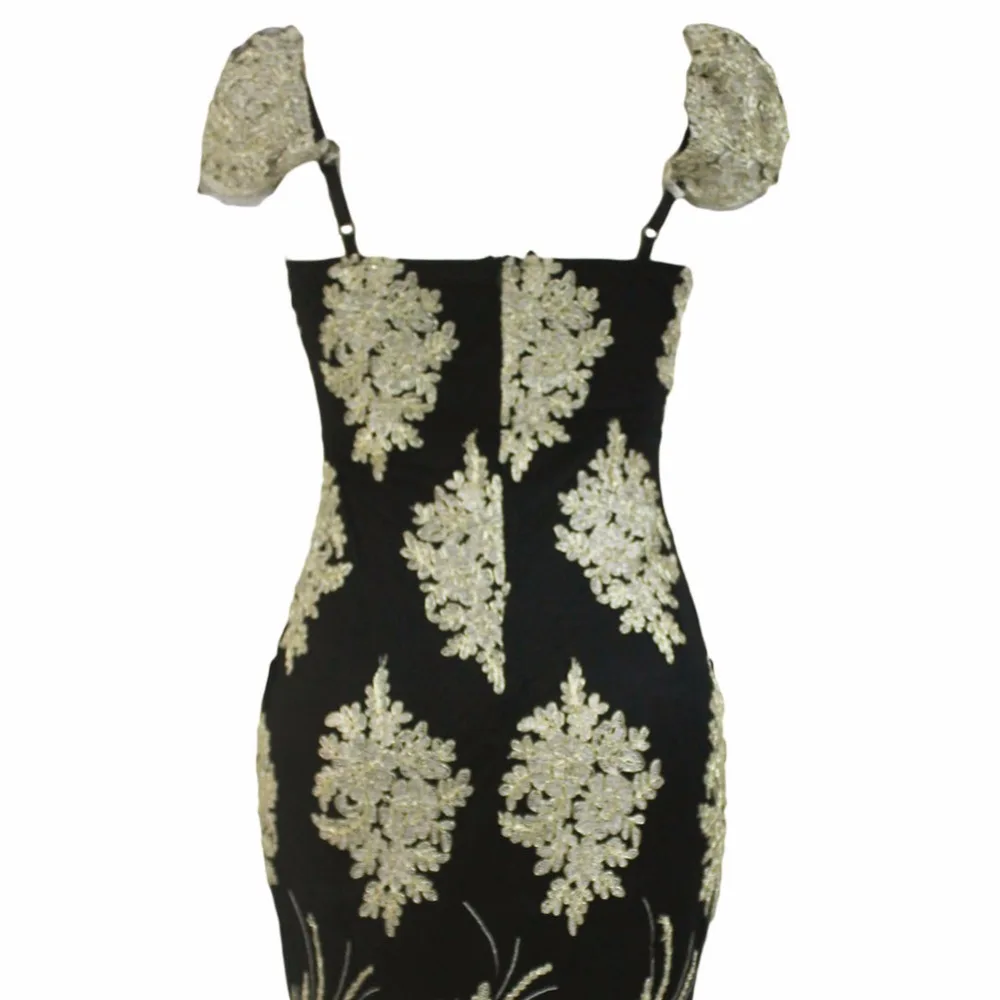 FGirl Украине деловая модельная одежда Платья для вечеринок Для женщин золотистой