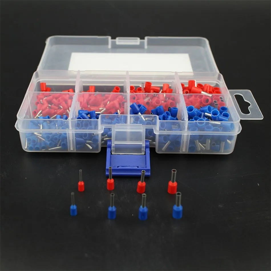 Набор медных обжимных проводов изолированных концевых наконечников 400 шт.|end