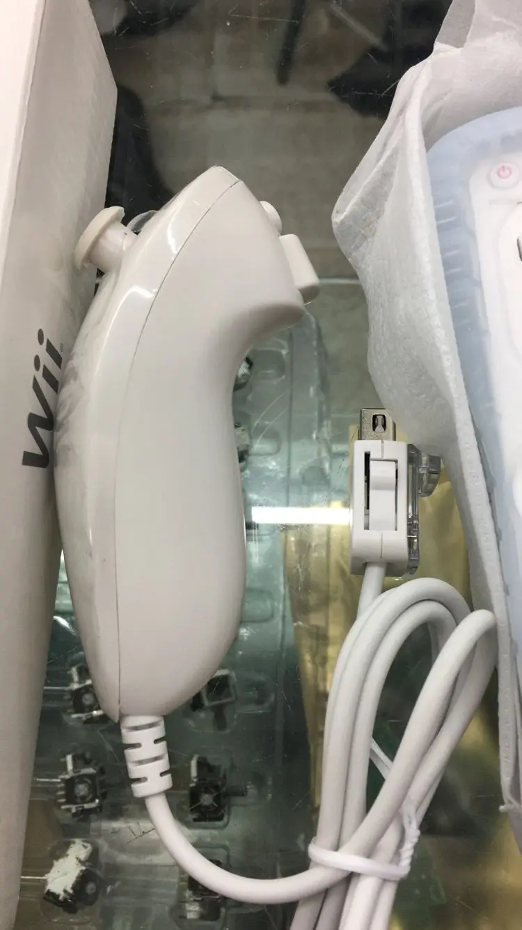 Белый беспроводной пульт дистанционного управления 2 в 1 для контроллера Nintendo Wii