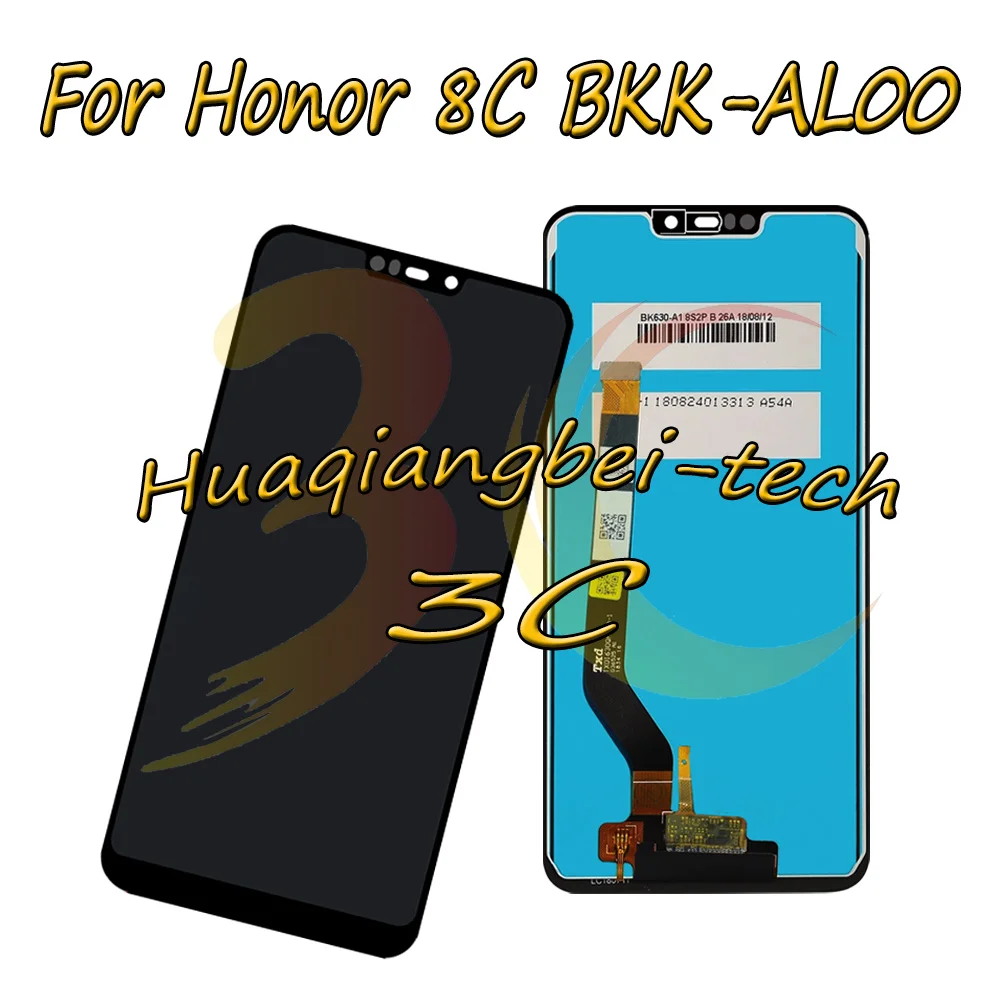 6 3 ''новых для Huawei Honor 8C BKK AL00 L21 Полный ЖК дисплей + сенсорный экран дигитайзер