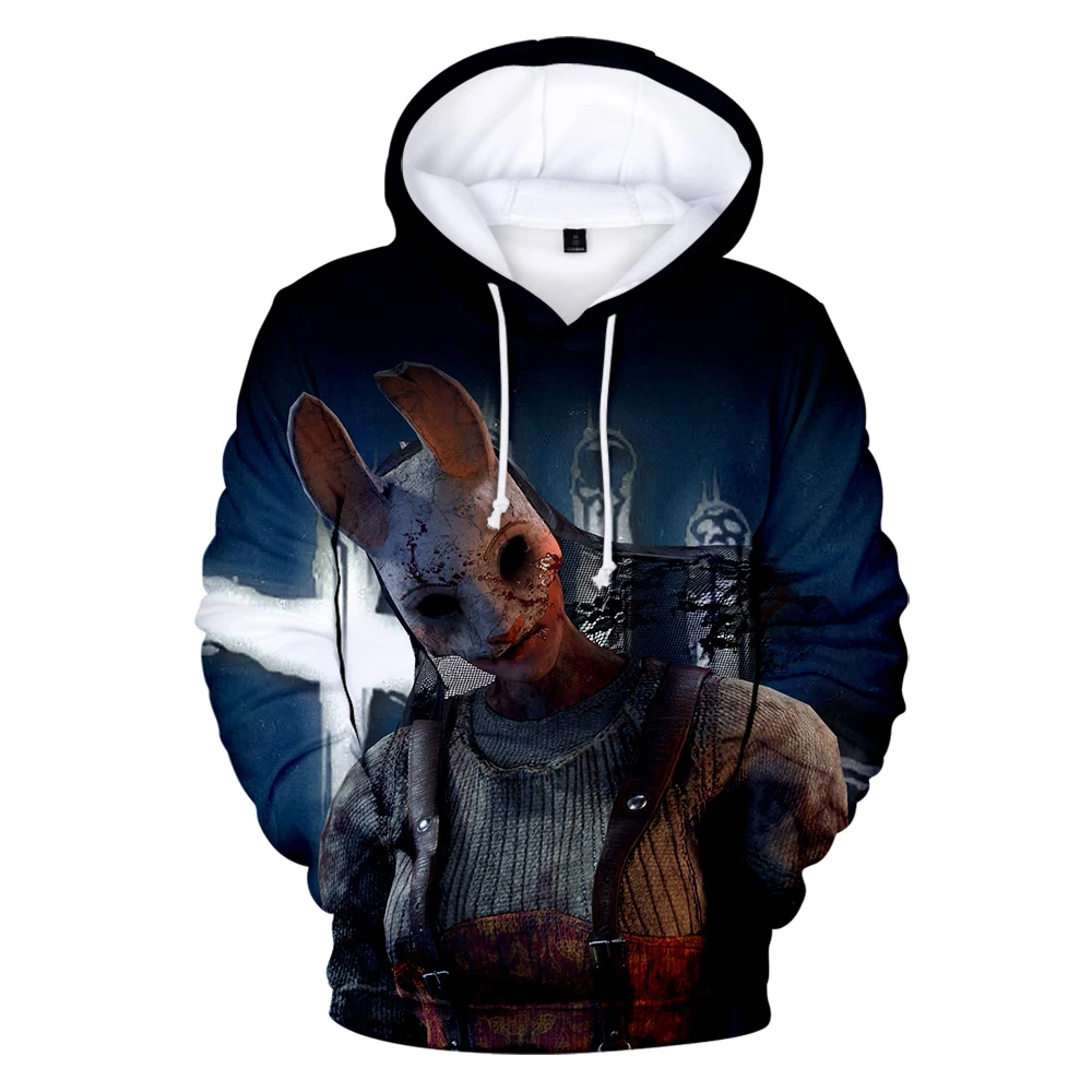 Мужская толстовка с капюшоном принтом Dead by Daylight толстовки для мальчиков уличная