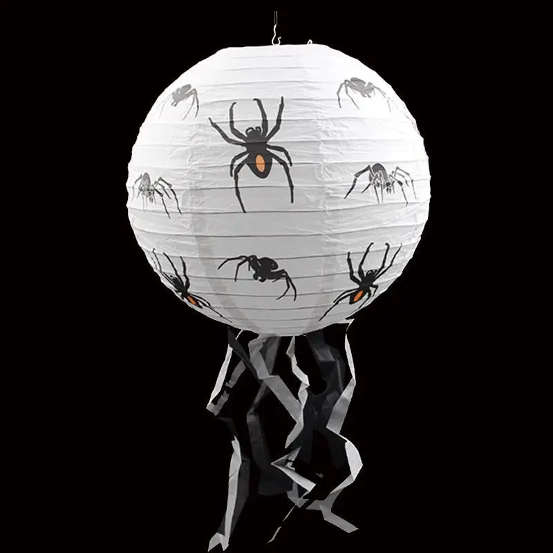 

Halloween Papier Pompoen Lantaarn Party Decoratieve Opknoping Rekwisieten Halloween Hot50pcs