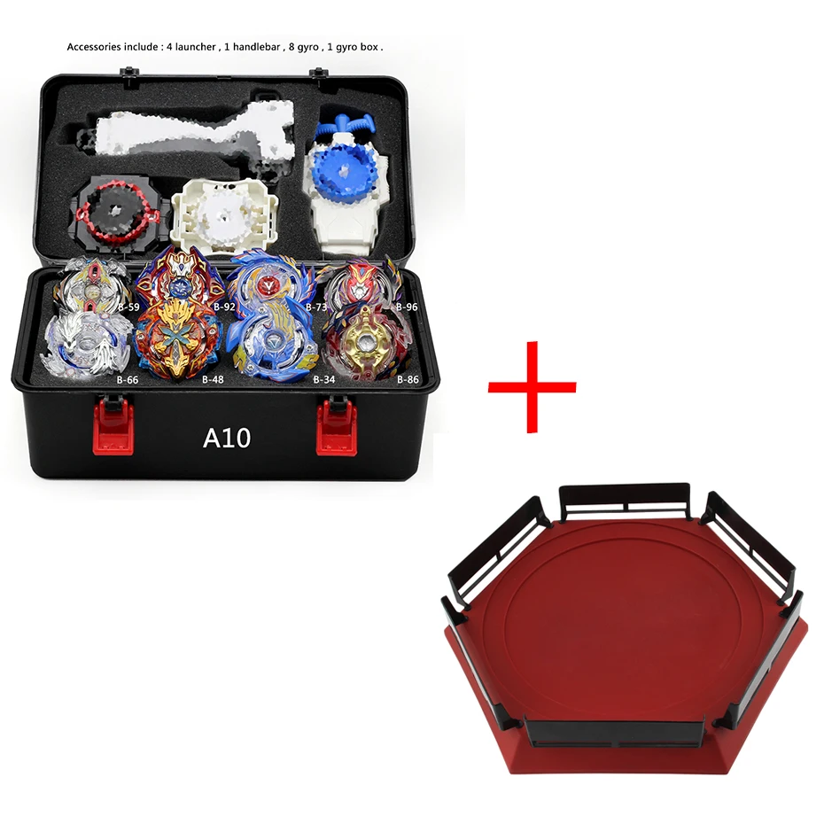 A0010 TAKARA TOMY Toupie Bey Bay Burst Arena Металл Fusion Avec Lanceur с пусковым устройством Детские лезвия - Цвет: A0010