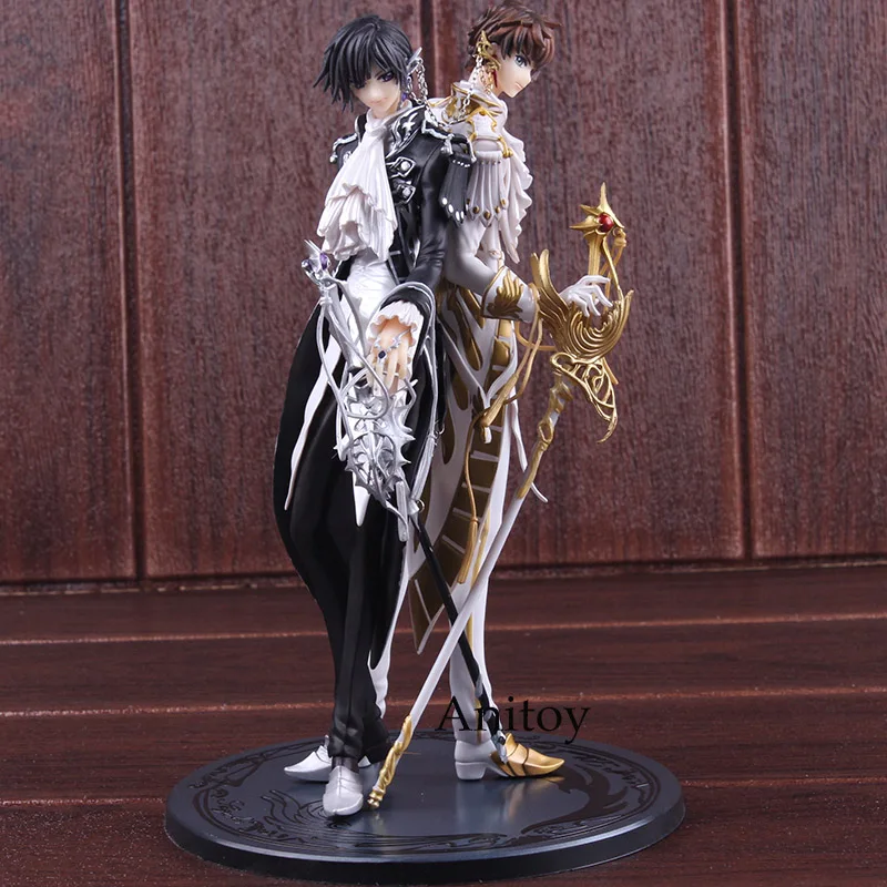 Зажим работает в Code Geass рисунок Лелуш и Сузаку Lelouch Lamperouge/Сузаку Kururugi Статуэтка из ПВХ Code Geass коллекционные игрушки