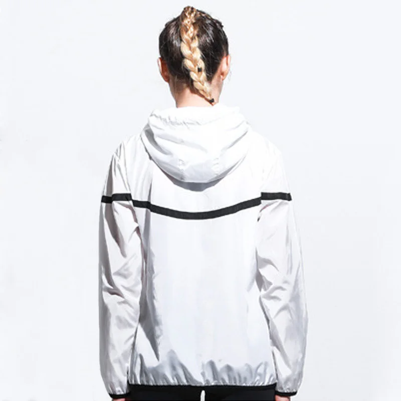 Sport Jacket Fitness Women Long Sleeve Zipper Hoodie Sweatshirt Windproof Jogging Shirt Top Sportswear | Спорт и развлечения