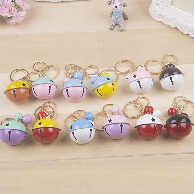 2018 New Charm Fashion Key Chain Plush Ring Bell Holder Female Bag Pendant Jewelry Women Keychain Keyring Gifts | Украшения и