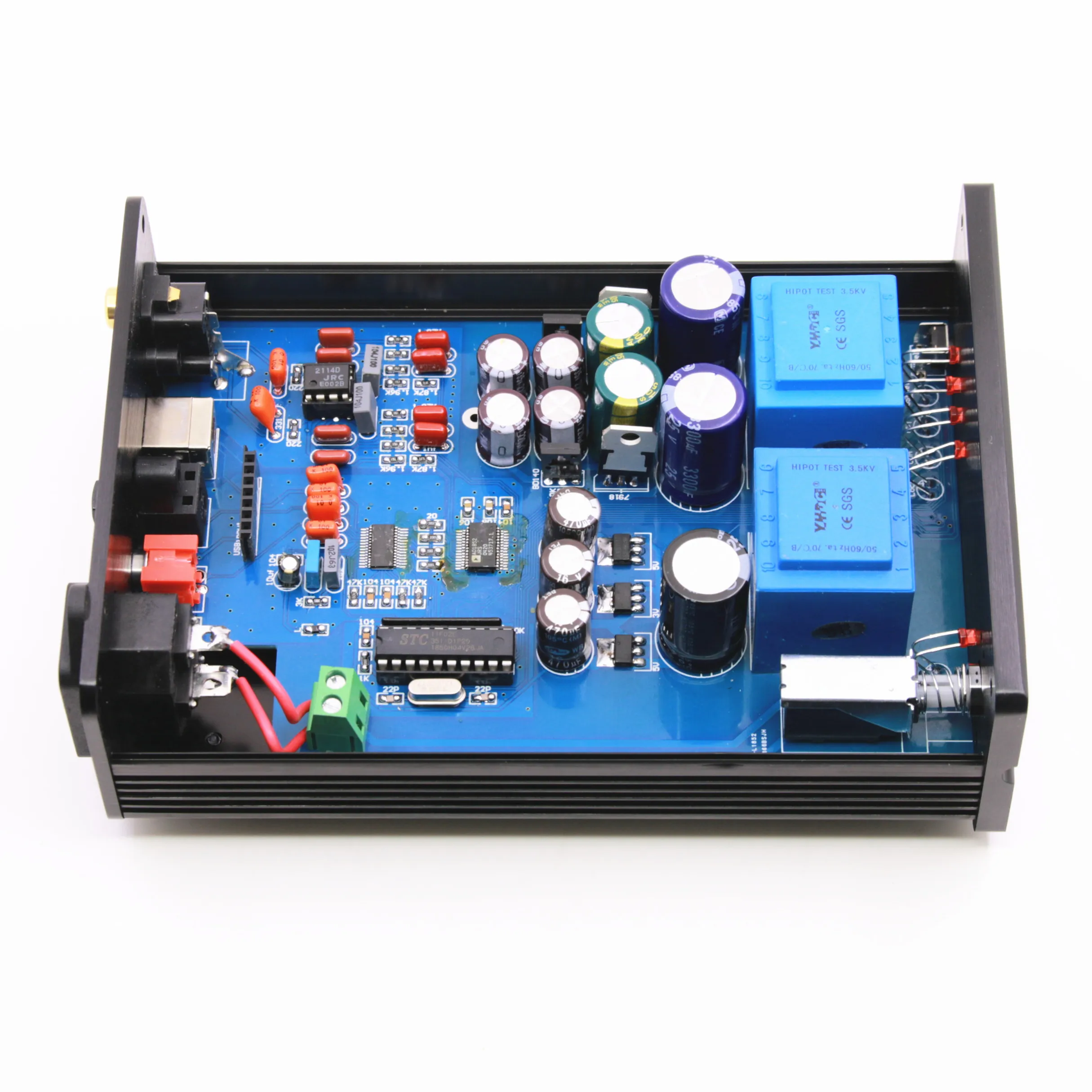 Декодер AD1852 24bit 192k с мягким управлением декодер HiFiDAC коаксиальный оптоволоконный