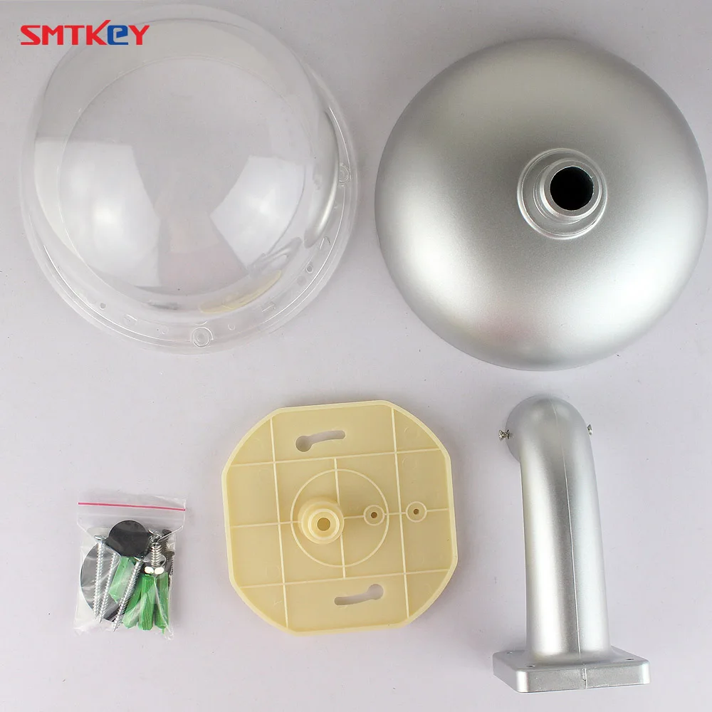 SMTKEY открытый применение ip-камера корпус для видеонаблюдения IP Pan Tilt камера Открытый водонепроницаемый купол корпус