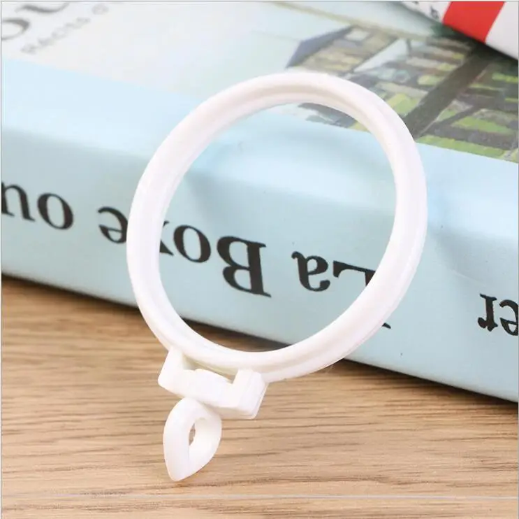 cream white Занавески римские столбы тканевые Крючки Подвесные кольца для галстуков аксессуары A119 - Цвет: cream white