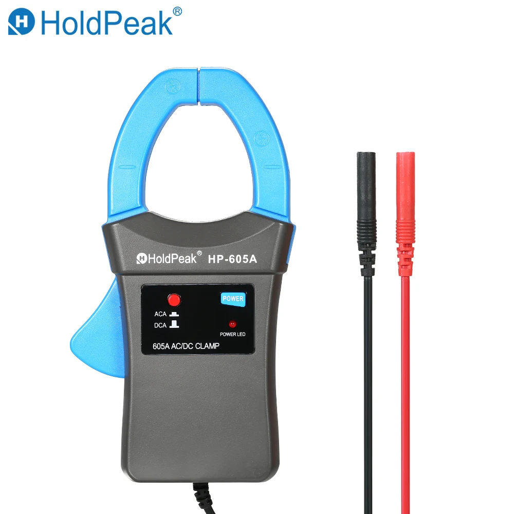 Адаптер с зажимом для тока HoldPeak 600 А постоянный ток/переменный ток измеритель