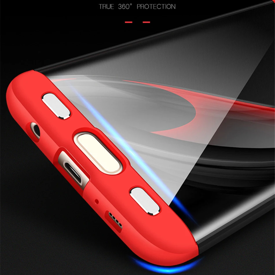 Luxury 360 Degree full body protection case For Samsung galaxy S6 S7 edge Note8 Case plastic back cover S8 plus |
