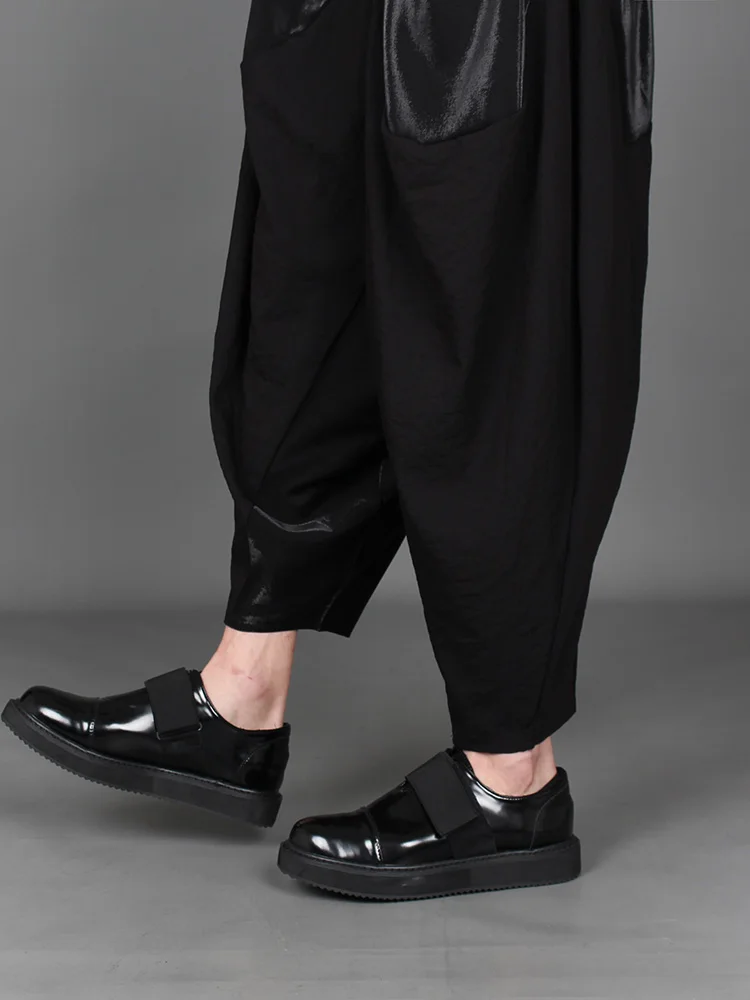 M-2XL! Новые летние мужские темные свободные брюки Harlan сшитые карманы в стиле