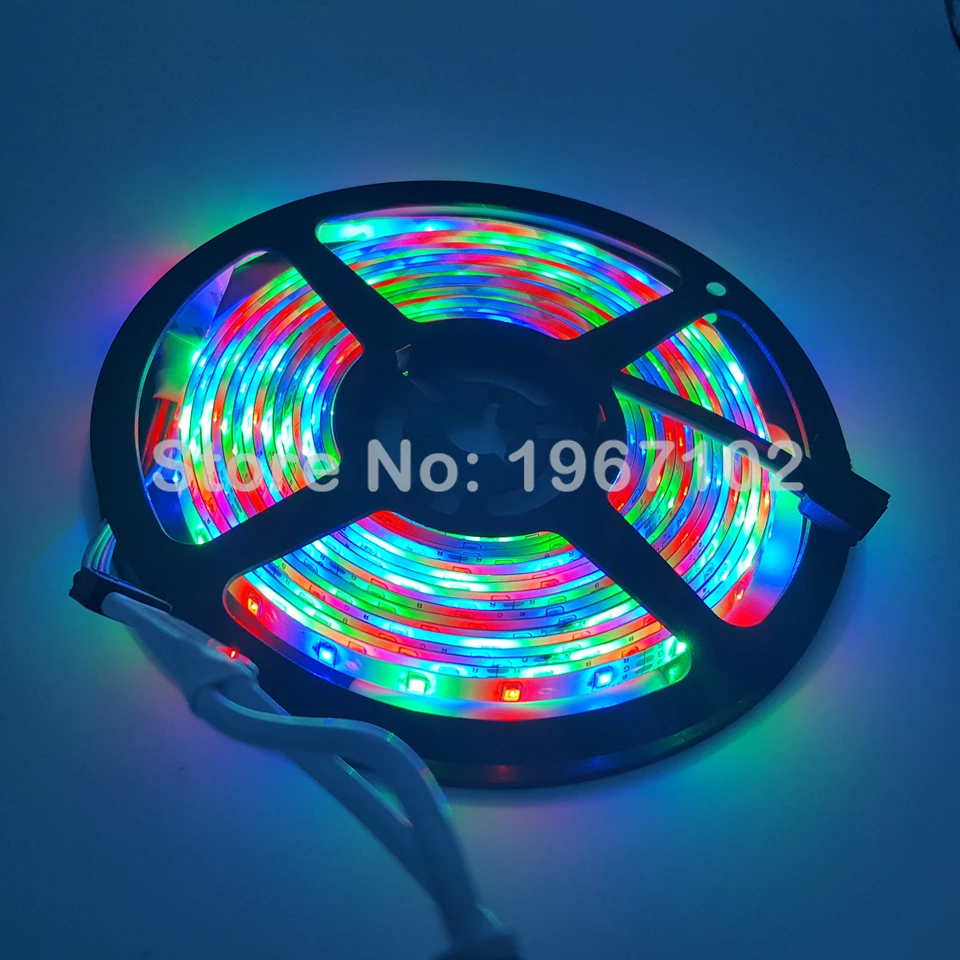 LINYEE 5 м RGB Светодиодная лента 3528 SMD IP65 Водонепроницаемый 300 светодиодов гибкий свет