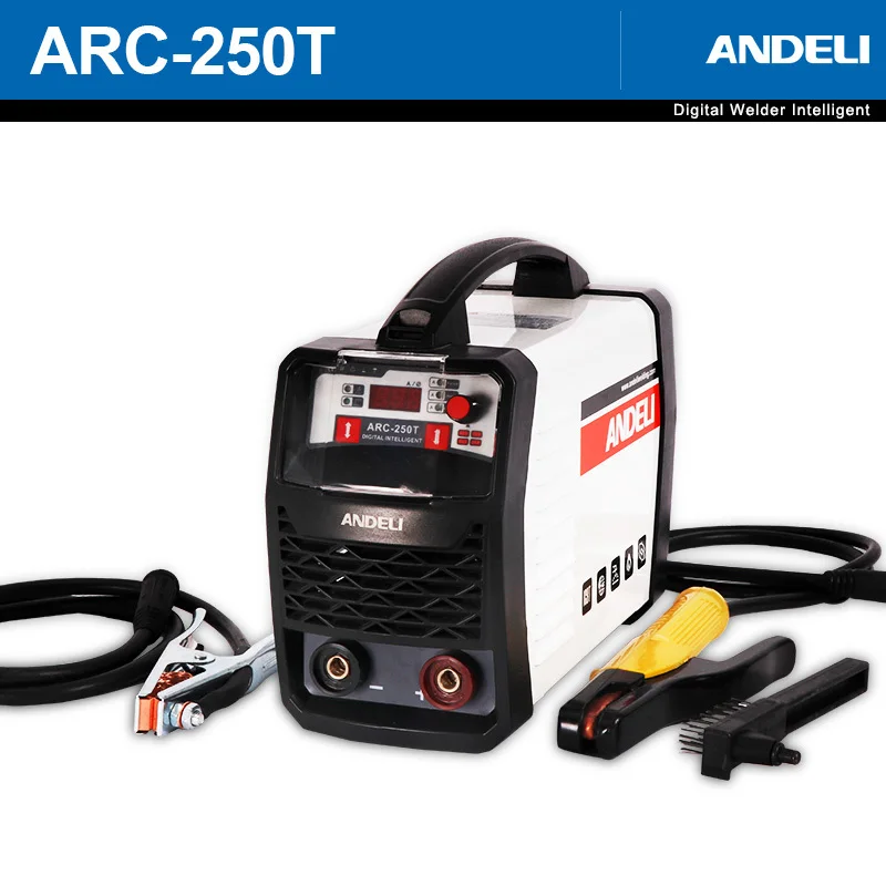 ARC-250T Andeli умный портативный Eenfase ММА 250 пятно Лассен Booglassen машина двойной низкая Напряжение для дуговой сварки под флюсом 220v Инвертор постоянного тока Lasmachine - Цвет: ARC-250T