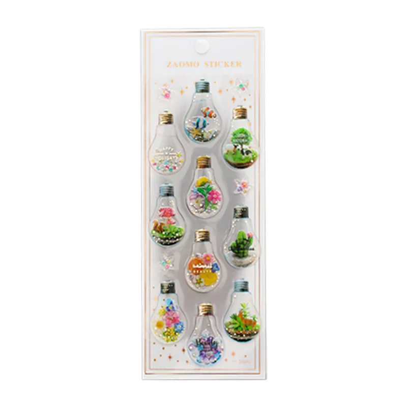 Cartoon 3D Mini PVC Sticker Decoration Fashion Kids DIY Bubble Scrapbooking Label Bullet Journal Stickers Mobile Phone | Канцтовары для