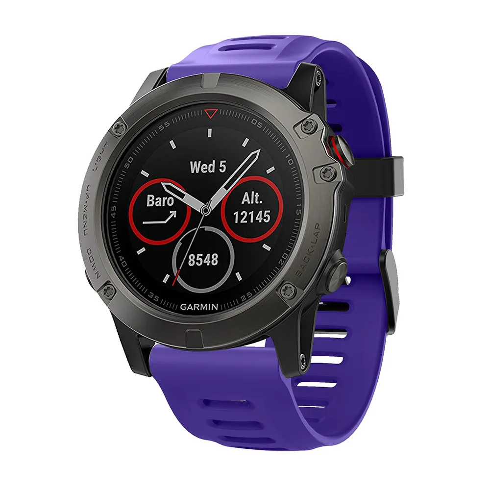 26 мм ремешок для часов Garmin Fenix 5X3 3 HR для Fenix 5X Plus часы силиконовые смарт-часы аксессуары ремешок браслет