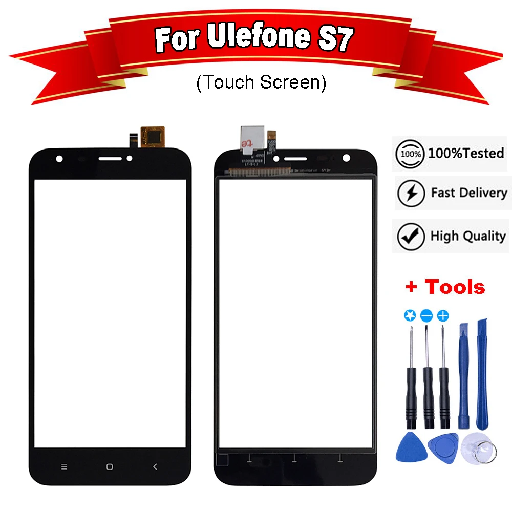Для UleFone S7 сенсорный экран дигитайзер Идеальная замена сенсорная панель TP для 5 0