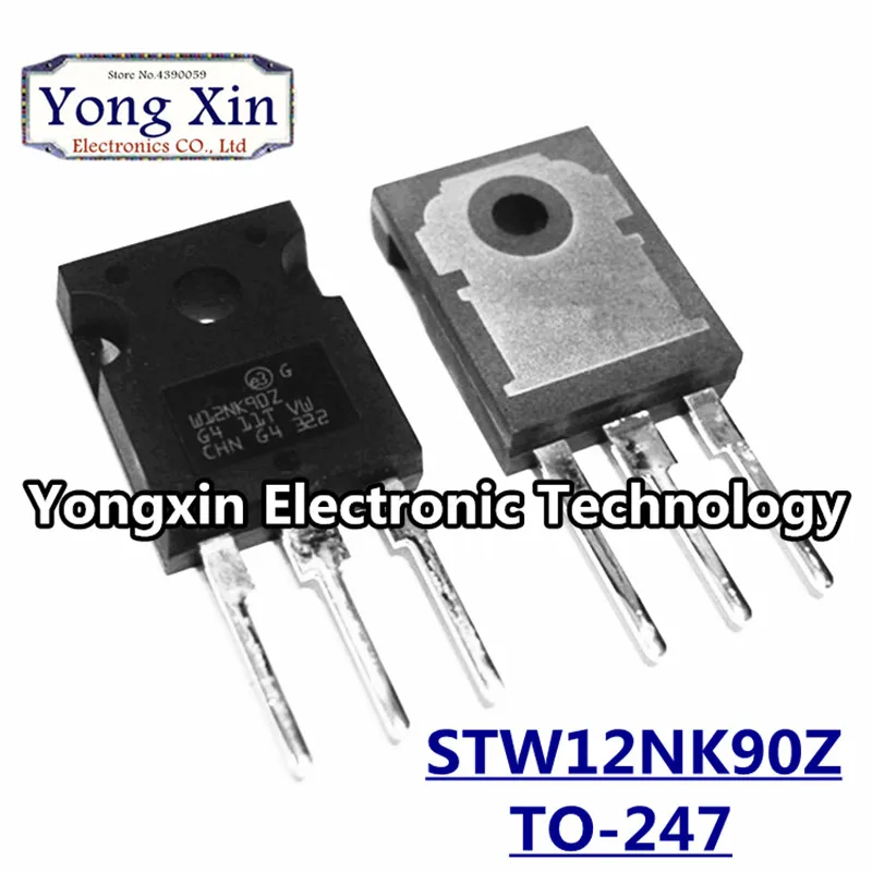 10 шт./лот транзистор STW12NK90Z W12NK90Z 12A 900V TO 247 MOS полевой эффект|Соединители| |