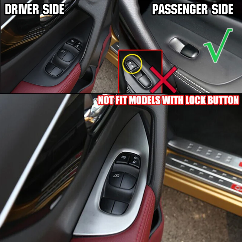 Для Nissan Rogue Sport Qashqai J11 хромированная дверь, окно, подлокотник, кнопка переключения, панель, отделка рамы