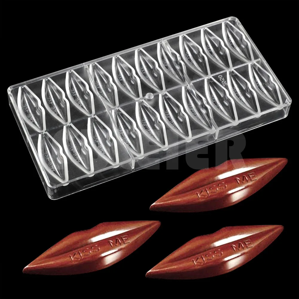 Подарок на день Святого Валентина Поцелуй меня в форме губ конфеты шоколадная