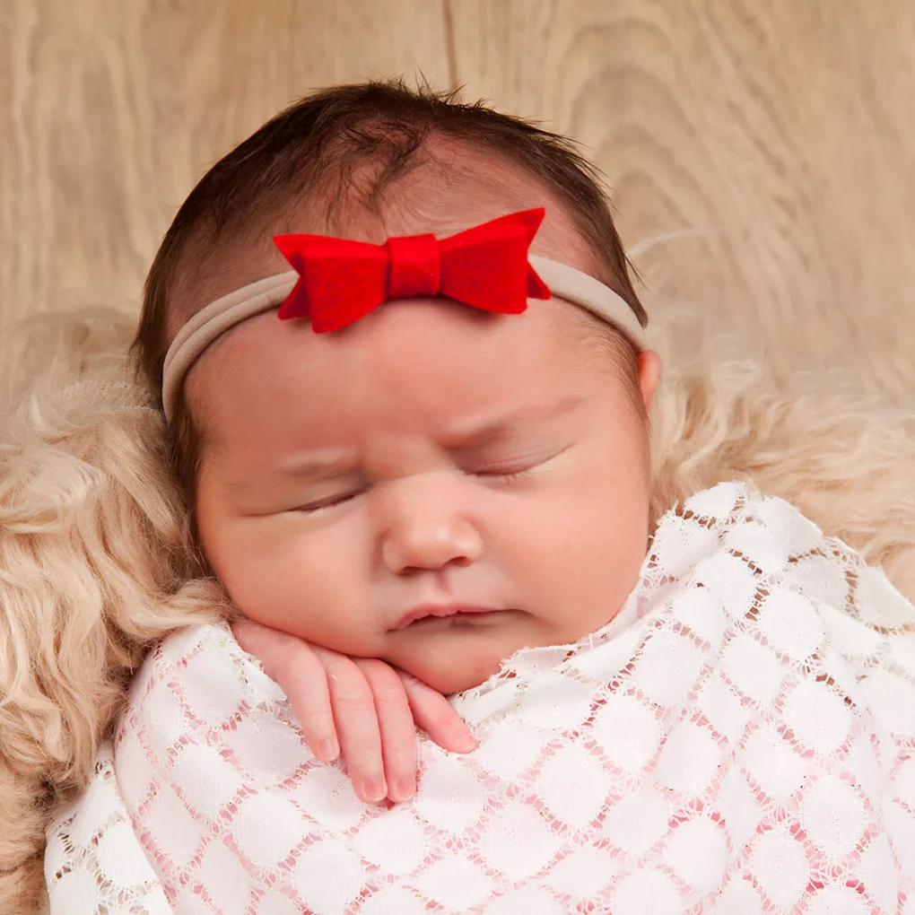 

New Hair Accessories Girls Turban Headwear Baby Headband Bow Hair Band Headband White Solid Lovely Band Boys Girls Hair Band