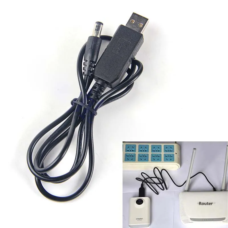 SONGFUL DC USB 5В до 12В Jack 5 мм x 2 1 Повышающий Модуль питания конвертер кабель шнур