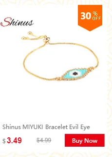Shinus сглаза браслет MIYUKI глаз ювелирные изделия браслеты для женщин Pulseras Mujer лето пляж золото Delica Бисероплетение ручной работы