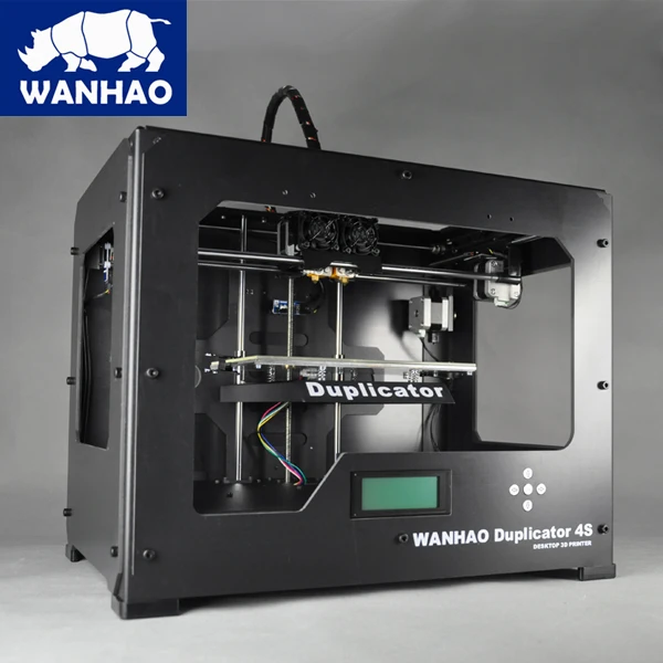 Wanhao D4S FDM 3d printer,dual extruder for multicolor models, with sd card duplicator printing machine large print size