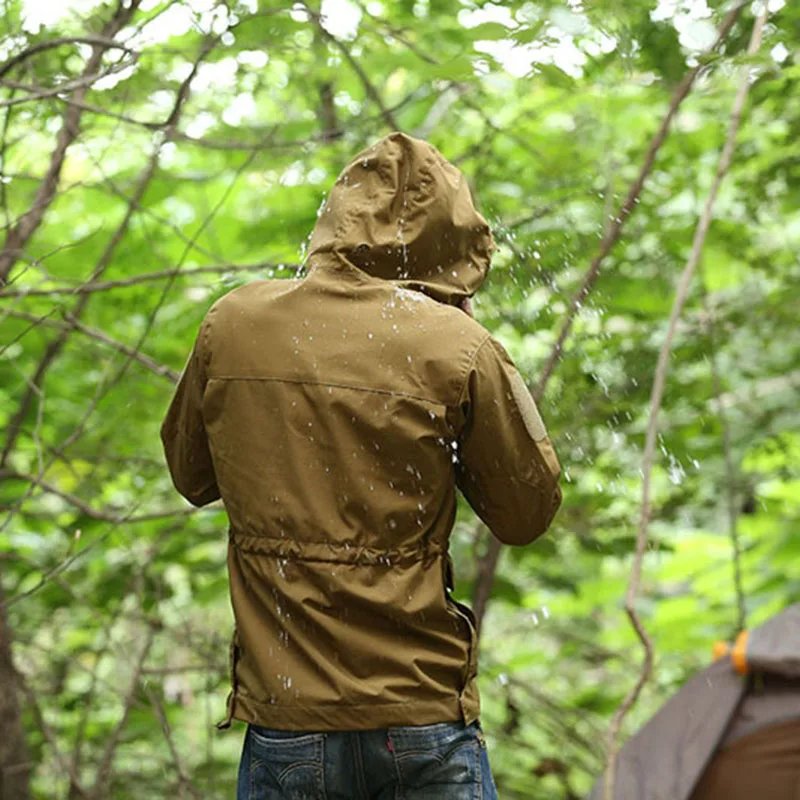 

M65 US Army Clothes Casual Tactical Worker Trench Men Winter Autumn Waterproof Flight Pilot Coat Hoodie Military Field Jacket