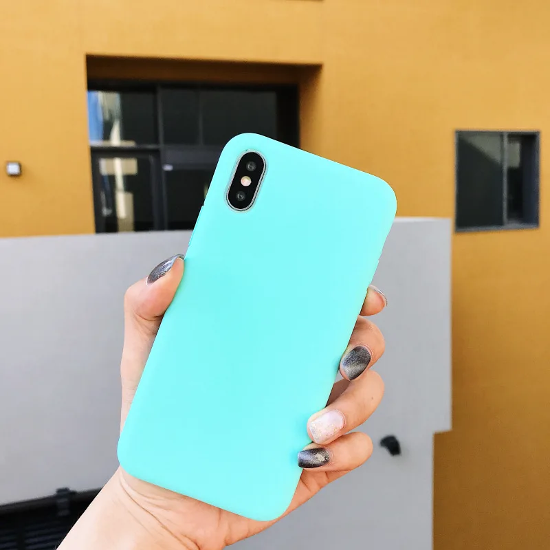 Мягкий чехол из ТПУ для iPhone 7 6X5 s SE Ультратонкий силиконовый защитный