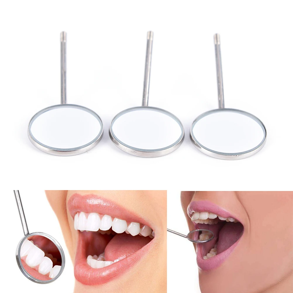 

Dentist Equipment Durable Dental Mouth Mirror Reflector Odontoscope Stainless Steel Dental Mouth Mirror 24MM
