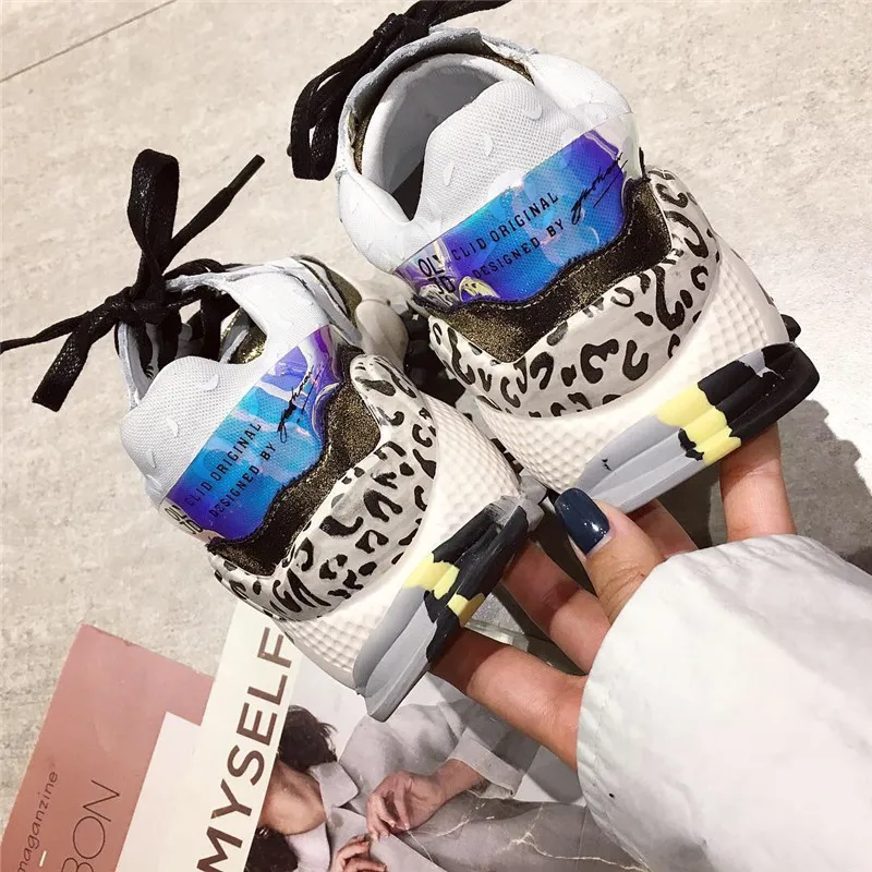 Новинка 2019 года сезон весна Лидер продаж кроссовки с пэчворком модная женская