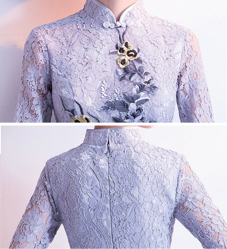 Сексуальное Мини Cheongsam Летнее традиционное китайское стильное платье женские