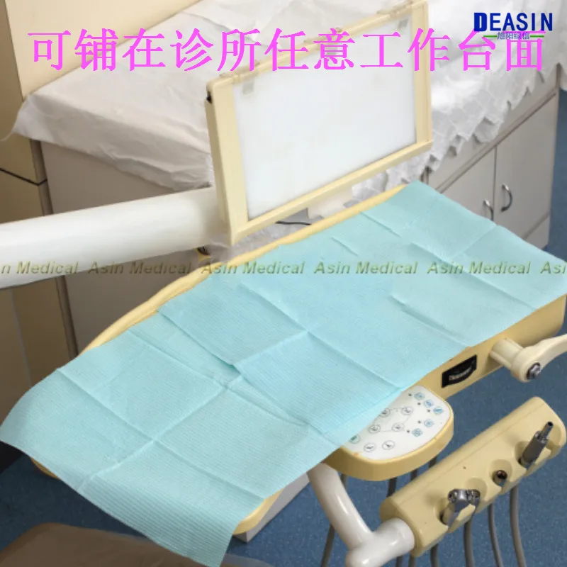 

new 200pc/ box Disposable dental tray paper pad Double anti-fouling waterproof Dental oral material