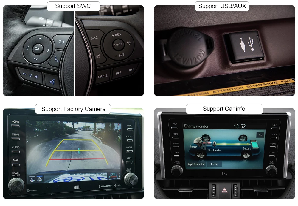 Dasaita 10," ips экран Android 9,0 Автомобильный мультимедийный плеер для Toyota RAV4 радио TDA7850 GPS Bluetooth HDMI автомобильный стерео MAX6