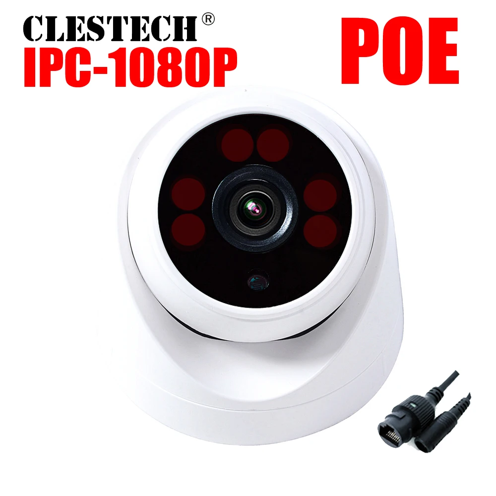 Оптовая продажа POE48V ONVIF HD CCTV IP камера 1080P 720P супер широкий угол 2 8 мм Купол Крытый 6