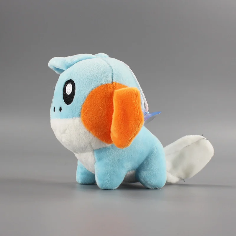 Mudkip 11 видов стилей Ditto Lapras Wobbuffet Cyndaquil Snorlax Psyduck Lucario Mew Mudkip милые плюшевые куклы Pandent игрушки для детей - Цвет: Mudkip