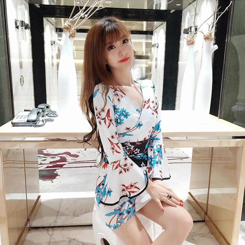Кимоно в японском стиле весенне осенние платья moda feminina модное Брендовое