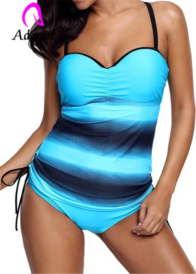 Adogirl Корсеты с перекрестной спиной небесно голубой купальник сексуальный v