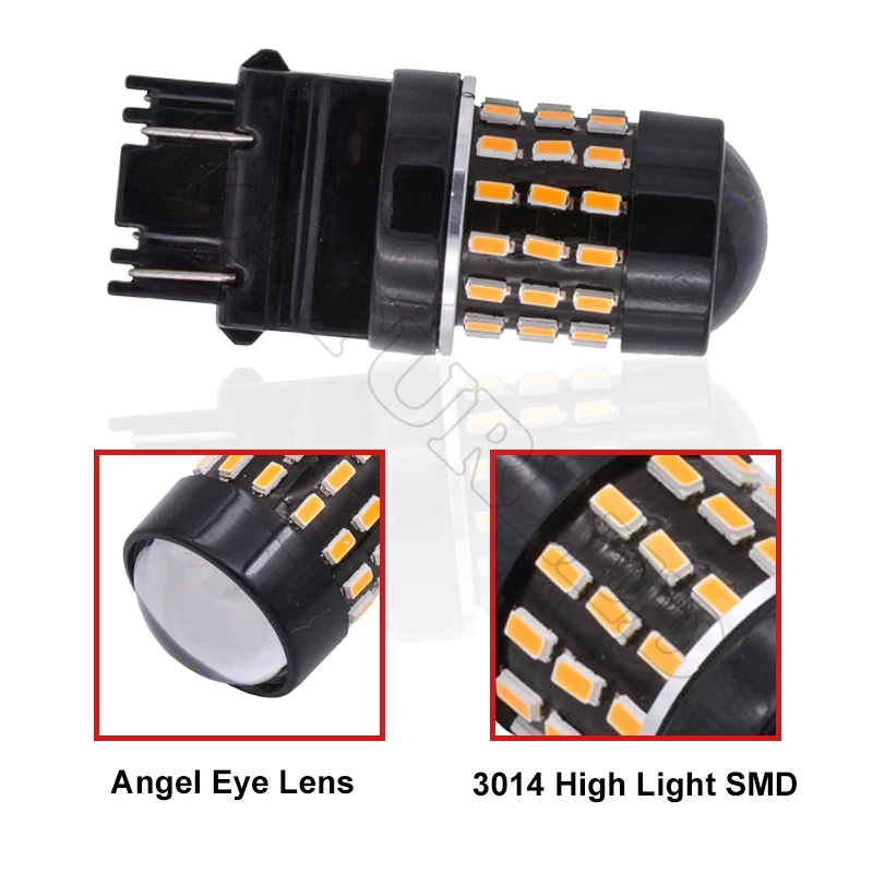 1 шт. T25 3157 3156 P27W P27W/7W светодиодный тормозной обратный резервный парковочный