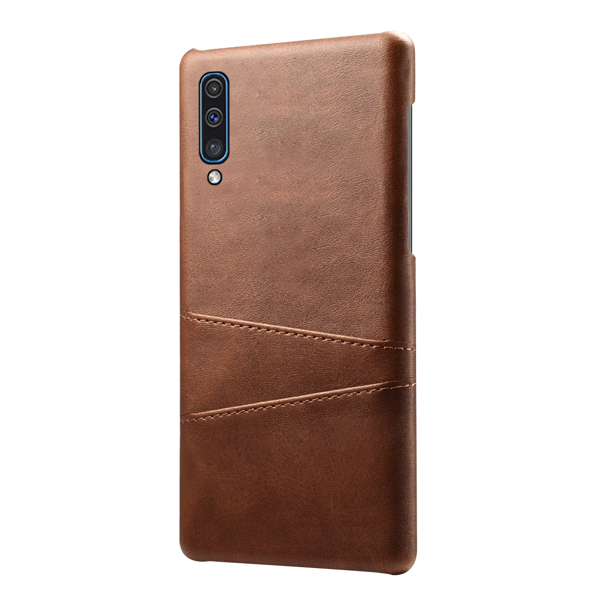 Retro PU Leather Card Slots Wallet Case For Samsung Galaxy A80 A60 A50 A40 A30 A20 A10 Matte Hard PC Back Cover A20e |