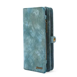 MEGSHI для huawei P30 Lite Brieftasche Fall 2 в 1 Abnehmbare Leder флип-чехол Magnetische Fall для huawei MATE20 PRO P20 pro - Цвет: Green