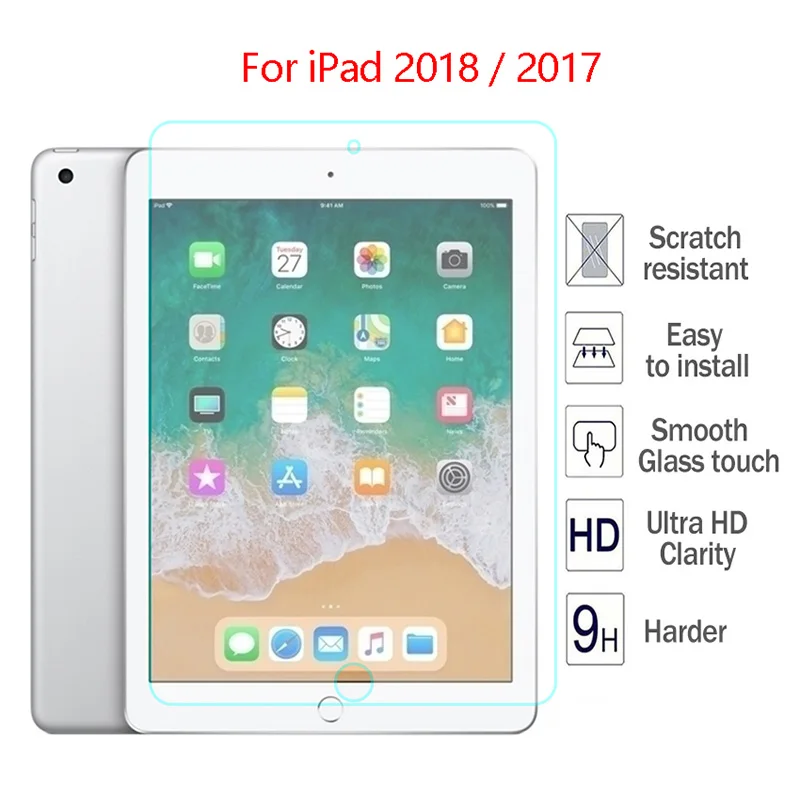 Защита экрана для нового iPad 9 7 &quot2017 закаленное стекло Pro 7&quot 2018 Защитная пленка Air