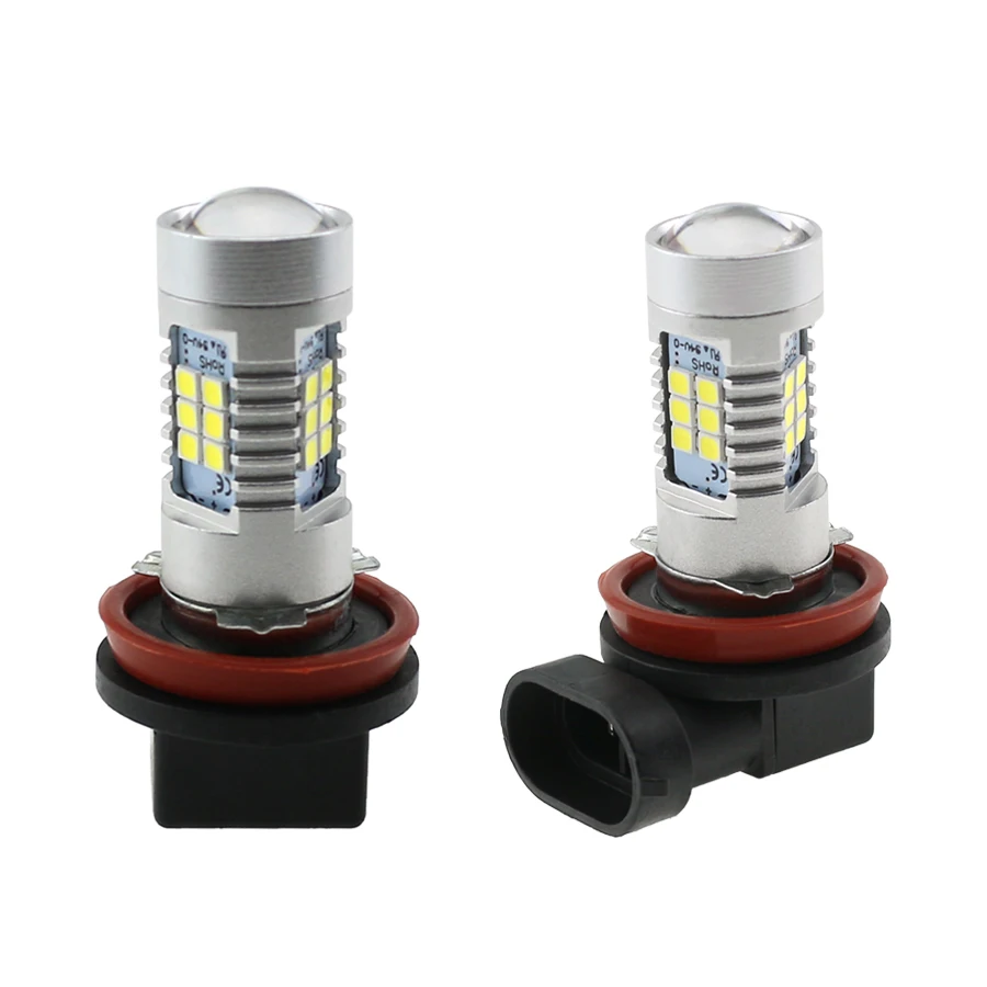 HYZHAUTO Автомобильные противотуманные фары H8 H11 Led 9006 9005 HB3 HB4 белые лампы 6000K 2835 лм