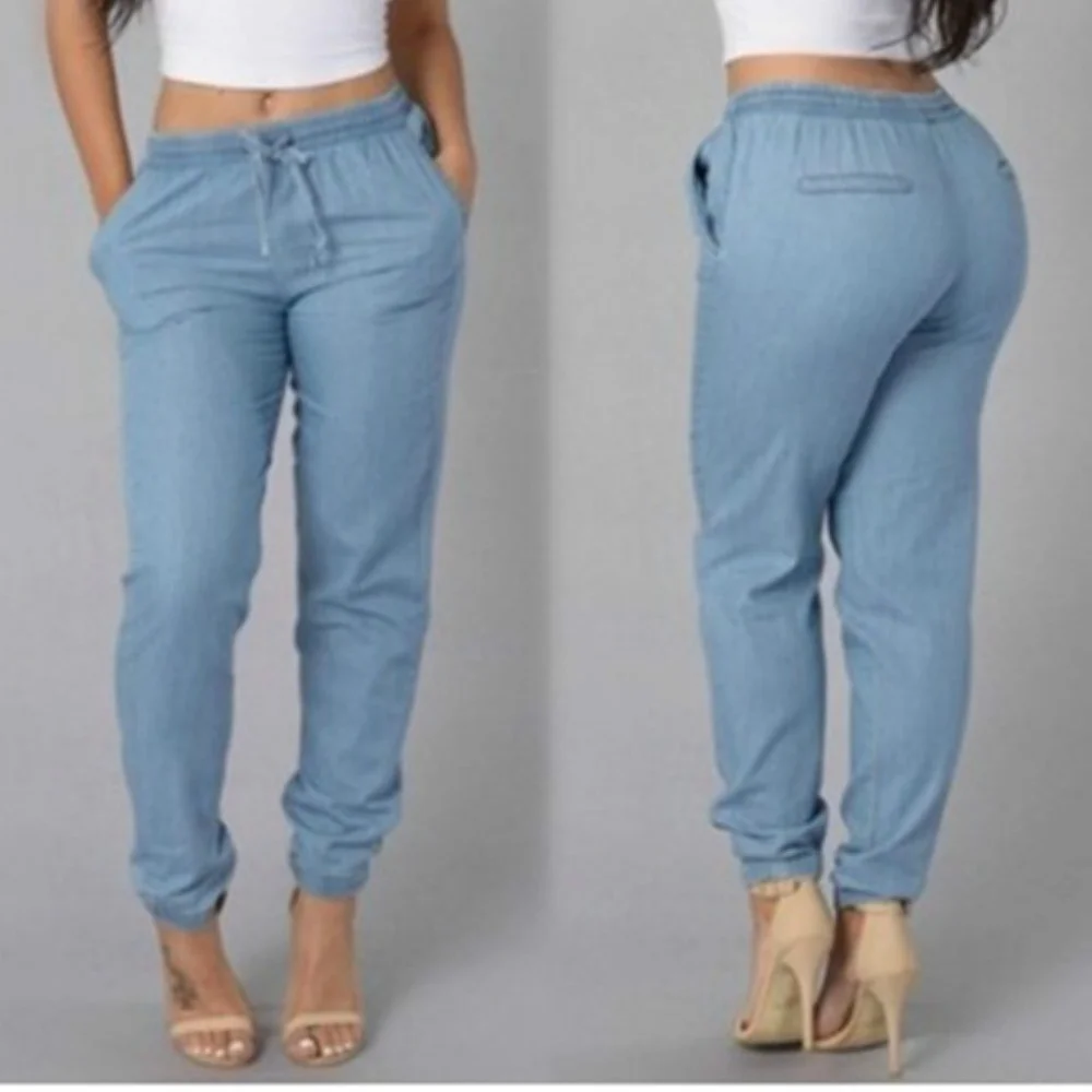 2 вида цветов женская мода плюс размер хлопок удобная низкая талия свободные