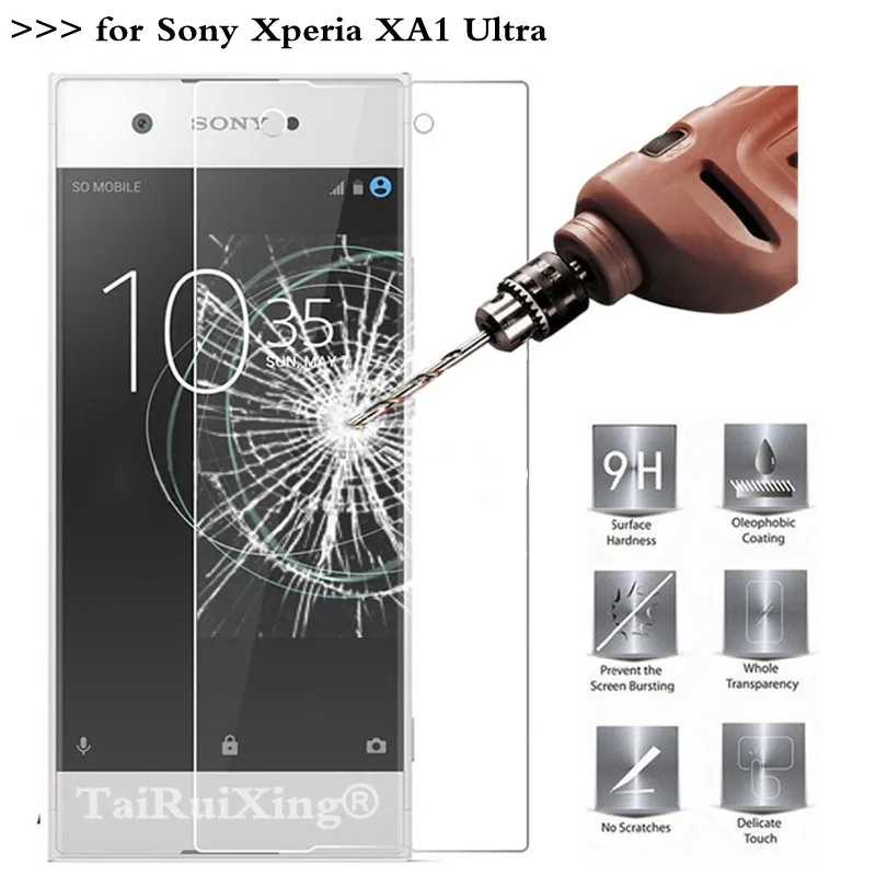 Для Sony Xperia XA1 Ultra Funda 0 26 мм 9H 2.5D Закаленное стекло Защита экрана для Ultra|Защитные